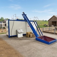 Machine de fabrication de compost automatique de haute qualité pour engrais organiques, à faible encombrement et fermentation stable, en promotion