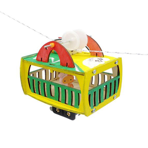 Kreatives Modell Elektrische Sightseeing-Seilbahn Modell Kit Kletterseil Walking Hänge korb Technologie kleine Produktion DIY - Product Image 5