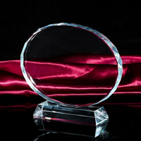Plaque de récompense Aoxin durable et économique, trophée gravé au laser, en verre et cristal vierges, technique d'impression UV pour graphiques