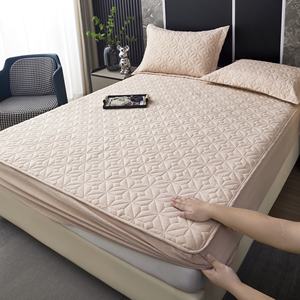 Set Sprei Katun Linen Poliester 300tc dengan Sarung Bantal 3 Buah untuk Tidur yang Lembut, Bernapas, dan Alami - Product Image 4