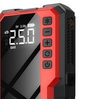 X49 2 in 1 Jump Starter Kompresor Udara 6400mAh Pompa Booster Mobil Portabel Klem Pintar untuk Truk Sepeda Motor Arus Puncak 2000A