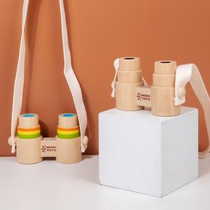 Binoculares de Madera para Niños con Lente de Caleidoscopio Óptico para Observación de Estrellas - Regalo Educativo Tecnológico Unisex - Product Image 5
