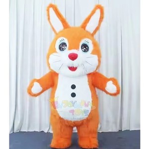 Costume de mascotte gonflable bon marché de différentes couleurs de <span class=keywords><strong>lapin</strong></span> mignon animal de dessin animé adulte de pâques noël halloween fête de carnaval - Product Image 6