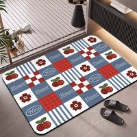 Tapis de sol de salle de bain HM 2,5 mm à séchage rapide, écologique, adapté aux animaux, en caoutchouc absorbant l'eau, antidérapant, durable, marque privée OEM