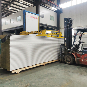 Bonne isolation Panneau en laine de roche Matériau de construction personnalisé Toit et mur isolés Panneau sandwich en laine de roche - Product Image 5