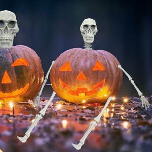 Cadılar bayramı yeni iskelet kabak oyma kiti kombinasyonu 3 adet - Product Image 2