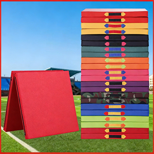 Colchoneta <span class=keywords><strong>de</strong></span> aterrizaje y protección <span class=keywords><strong>de</strong></span> espuma suave para <span class=keywords><strong>gimnasia</strong></span>, plegable, tríptica, <span class=keywords><strong>de</strong></span> 3 pulgadas <span class=keywords><strong>de</strong></span> grosor, <span class=keywords><strong>de</strong></span> XPE y EPE, colorida, económica, al por mayor - Product Image 1