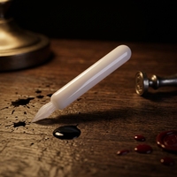 Stylo à encre en verre fait main vintage, stylo de calligraphie en cristal coloré pour l'écriture, le dessin, cadeau pour artiste