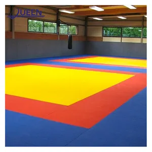 LINYIQUEENเสื่อยูโดTatami 1M*1M*5 ซม.Anti-SLIPกลับสําหรับTaekwondoยูโดKickboxingบราซิลJiu-Jitsu