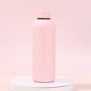 Small Mouth Large Capacity Stainless Steel Vacuum <b>Thermos</b> <b>Bottle</b> Outdoor Sports Insulated Cold Drink Water Cup - Product Image 1