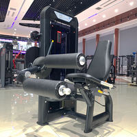 Machine commerciale de curl de jambe assise-Poids de pile de 95kg et peinture électrostatique à 3 couches-Équipement de musculation