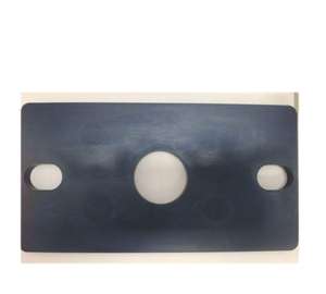 Coussin élastique pour rail <span class=keywords><strong>de</strong></span> train, coussin en caoutchouc sous rail, réduction des vibrations sur la voie, <span class=keywords><strong>distribution</strong></span> <span class=keywords><strong>de</strong></span> la pression - Product Image 3