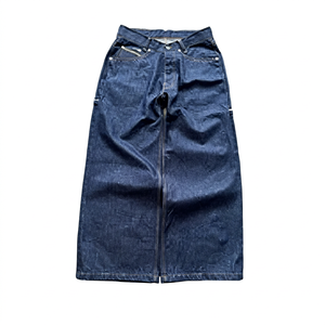 Pantalones Cargo Vaqueros Casuales Personalizados al por Mayor, Fabricante OEM, Alta Calidad, Lavado Desgastado Frontal, para Invierno, Otoño y Verano - Product Image 1