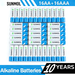 Pack combiné de piles alcalines AAA et <span class=keywords><strong>AA</strong></span>, 1,5 V haute capacité, idéal pour les applications domestiques et électroniques quotidiennes - Product Image 2