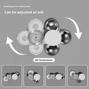 Distributeur automatique de nourriture et d'eau pour animaux de compagnie, très vendu à l'international, 2 en 1, bol pour chat et chien, matériau PP - Product Image 4