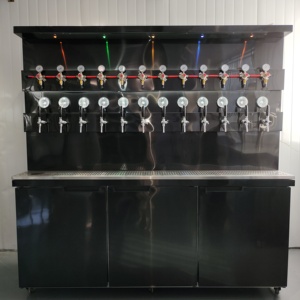เครื่องจ่ายที่บาร์ด้านหลังปรับแต่งได้-แท่นบริการเบียร์และไวน์12ก๊อก - Product Image 2