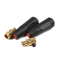 BLACK WOLF Fiche de câble 10-35 35-50 50-70 pour torche de soudage Tig