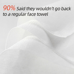 Serviettes faciales douces en viscose biodégradable à séchage rapide, couleur unie, grandes, non tissées, pour usage domestique, personnalisation OEM - Product Image 2