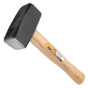 1kg 1.5kg 2kg Sledge Hammer Construction DIY Hand Tool Demolition Impact tool forged heavy duty stoning Hammer wooden handle