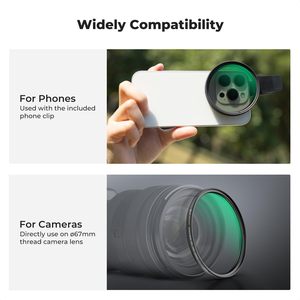 Kits de filtres 67MM : filtre CPL, filtre étoile, filtre UV pour objectif d'appareil photo en verre optique - Product Image 4