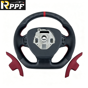 Volant en fibre de carbone Rppf en promotion avec palettes de changement de vitesse pour <span class=keywords><strong>Corvette</strong></span> C7 <span class=keywords><strong>2014</strong></span> 2015 2016 2017 2018 2019 - Product Image 5