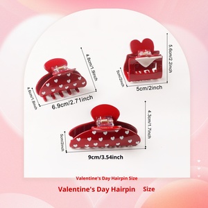 Gorace Jewelry Love Shark Back Head <strong>Hair</strong> Clip Women PVC Material Casual Handmade High-end All-match <strong>Hair</strong> <strong>Accessories</strong> 9cm <strong>Yiwu</strong> - Product Image 4