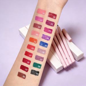 Crayons à lèvres crémeux véganes marron personnalisés, crayon à lèvres rose, fournisseur de crayons à lèvres, marque privée - Product Image 3