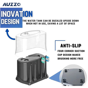 Cepillo de dientes eléctrico con hilo dental de agua de 600 ML y cepillo de dientes combinado con <span class=keywords><strong>irrigador</strong></span> bucal <span class=keywords><strong>Denta</strong></span> Flosser de agua para Limpieza de dientes - Product Image 4