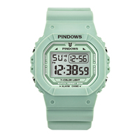 Neue günstige Unisex-Mode-Sport-Digitaluhr aus Kunststoff, wasserdicht, Geschenk für Verliebte