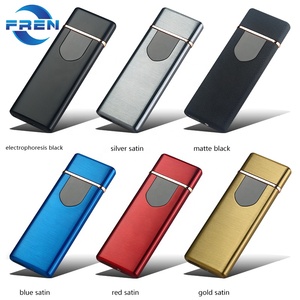 Encendedor USB Recargable Resistente al Viento <span class=keywords><strong>2023</strong></span>, Encendedor de Cigarrillos Metálico Delgado y Mini sin Llama - Product Image 6