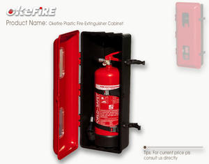 Okefire Plastica Durevole Di Alta Qualità Fuoco Estintore Cassetta Di Sicurezza Mobile - Product Image 4