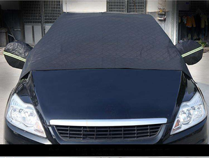 Pare-<span class=keywords><strong>soleil</strong></span> universel pour pare-brise de voiture en PEVA, protection solaire, <span class=keywords><strong>demi</strong></span>-housse pliable, couleur unie - Product Image 5
