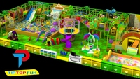 Tiptopfun Nouvelle aire de jeu souple High-Tech Jungle Adventure avec ponts oscillants et jeux interactifs