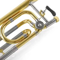 Wholesale Factory Direct Bb/F Tenor Trombone, Professional Slide Brass Instrument for Children & Adult Players