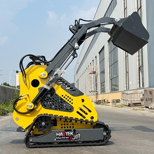 Tassa inclusa <span class=keywords><strong>piccola</strong></span> Skid Steer HAVTEK 360 Versatile Mini Skid Steer Loader con accessori per rastrelli per l'abbellimento - Product Image 5