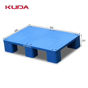 Kuda 0604a-pblj שטוח שש רגל-רגל פלסטיק מדף אחסון לוגיסטי מטען תחלופה 600x400x120mm - Product Image 2