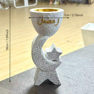 Decorazioni per il Ramadan Bruciatore di Incenso a Forma di Moschea con Luna Crescente Stile Arabo Fragranza per la Casa Decoro Mediorientale Regalo - Product Image 6