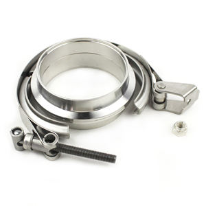 Juego de Abrazaderas en V de Liberación Rápida de Alto Rendimiento, Kit de Abrazaderas en V de 2.36 Pulgadas, Abrazadera en V Pulida con Bridas Macho y Hembra - Product Image 3