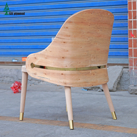 Les pièces de chaise en contreplaqué courbé à l'eucalyptus plient les sièges et les dossiers en contreplaqué