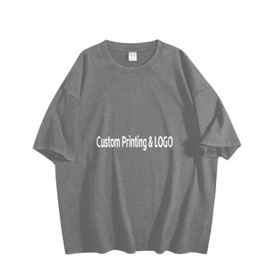 Camisetas de Algodón 100% Lavado con Impresión 2D de LOGO Personalizado en 3 Días, Fabricadas en EE. UU., Envío <span class=keywords><strong>Gratis</strong></span>, MOQ-1, Camisetas Oversize para Hombre con Diseño de Copo de Nieve - Product Image 4