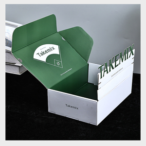 Tùy chỉnh tự niêm phong bưu phẩm vận chuyển Hộp quà tặng các tông sóng xé Dải logo dập nổi in các tông bao bì giấy - Product Image 1