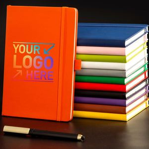 Custom <b>A5</b> A6 Elastic Strap Pu Journal Diary Notebook Printed Brand Logo Diary <b>Notepad</b> Note Book Wholesale PU Leather Notebook - Product Image 4