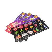 Folletos y Volantes Promocionales de Cartón Personalizados al por Mayor con Papel Kraft y Laminado con Película de Papel Recubierto para Marketing