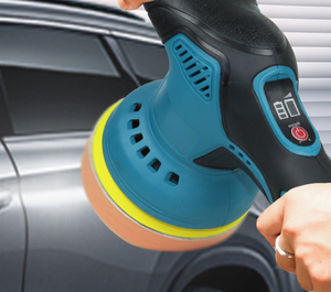 Polisseuse de voiture professionnelle sans fil à vitesse réglable, polisseuse excentrique électrique portative au lithium - Product Image 1