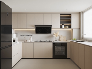 Vitrina de Vidrio de Estilo Tecnológico Moderno Personalizada para Apartamentos, Puertas de Vidrio con Control Eléctrico para Almacenamiento de Dispositivos Electrónicos en Cocinas - Product Image 3