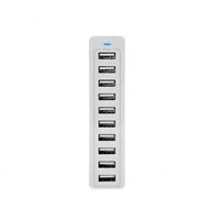 Cargador de teléfono multifunción de alta venta, 60W 5V/12A, para teléfonos móviles, tabletas, multipuerto, de alta potencia, con 10 puertos USB, adaptador de corriente.