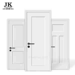 JHK-panneau de porte intérieure MDF porte primaire blanche