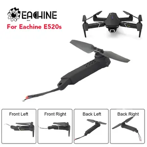 Eachine 1pcs E520S全球定位系统遥控无人驾驶四轴飞行器备件黑色xis臂，带电机和螺旋桨