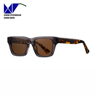 Lunettes de soleil œil de chat en acétate personnalisées OEM, taille 50-20-147, polarisées UV400, pour adultes unisexes, fournisseur direct d'usine