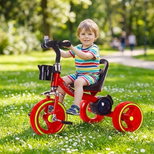 Nouveau modèle d'exportation du fabricant : Voiture pour enfants <span class=keywords><strong>avec</strong></span> roues lumineuses, musique, lumières, poussoir à pédales et vélo - Product Image 4